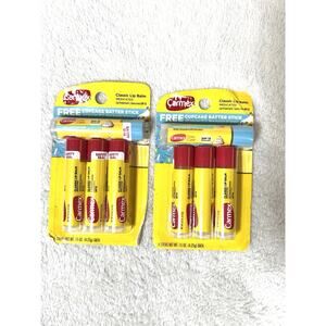Carmex Medicated Classic Lip Balm Cupcake Batter Stick set of 2 packs